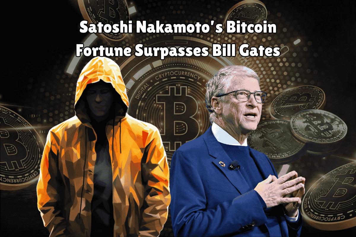 Satoshi Nakamoto’s Bitcoin Fortune Surpasses Bill Gates Net Worth Revealed
